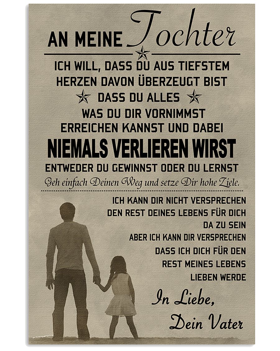 Make it the meaningful message to your son 11x17 Poster