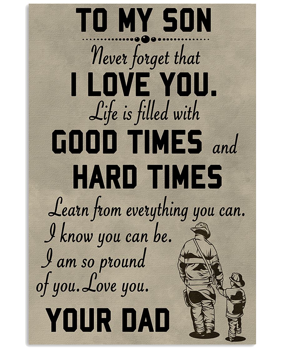 To my son good time 11x17 Poster