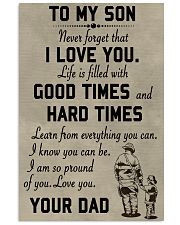 To my son good time 11x17 Poster front