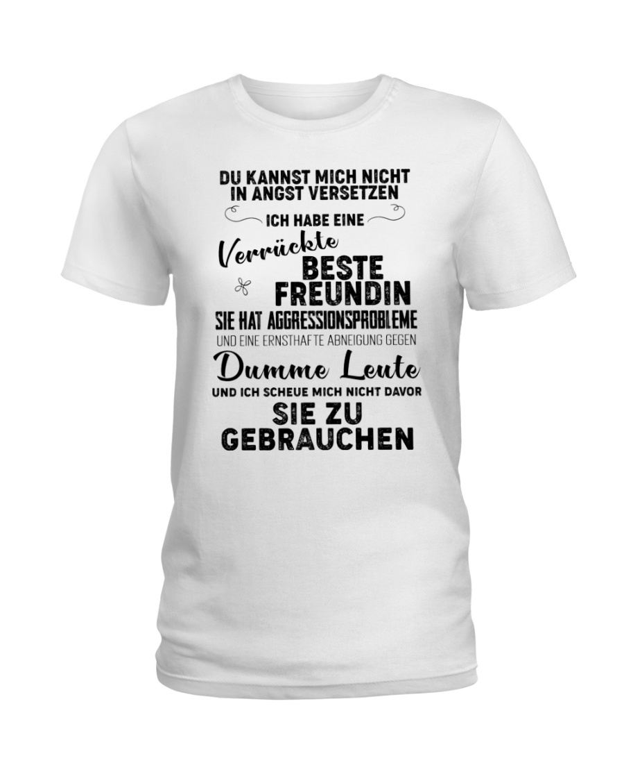 friendship T-shirt - You can't scare me Ladies T-Shirt