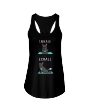 French Bulldog Yoga Inhale Exhale Ladies Flowy Tank thumbnail