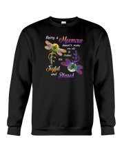 Being A Meemaw Doesnt Make Me Old Joyful And Bless Crewneck Sweatshirt thumbnail