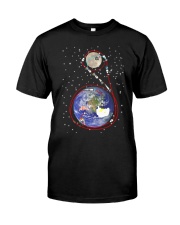 Apollo 11 in one simple cartoon Classic T-Shirt thumbnail
