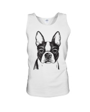Painted Boston Terrier French Bulldog Puppy T Shir Unisex Tank thumbnail