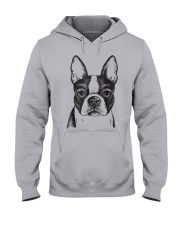 Painted Boston Terrier French Bulldog Puppy T Shir Hooded Sweatshirt thumbnail