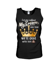 Let me adjust my crown Unisex Tank thumbnail