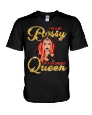 Im a redhead queen V-Neck T-Shirt thumbnail
