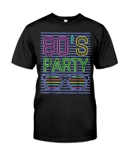 80S Style Neon Party T Shirt 80S Party Outfits 80S Classic T-Shirt front