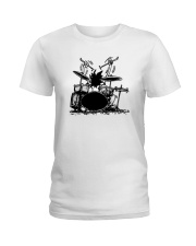 Drummer hobbies Ladies T-Shirt thumbnail