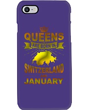 SWITZERLAND-GOLD-QUEES-JANUARY Phone Case thumbnail