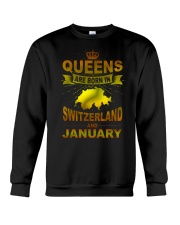 SWITZERLAND-GOLD-QUEES-JANUARY Crewneck Sweatshirt thumbnail