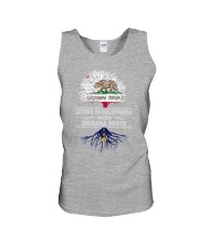 CALIFORNIA WITH INDIANA SHIRTS Unisex Tank thumbnail