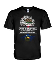 CALIFORNIA WITH MONTANA SHIRTS V-Neck T-Shirt thumbnail