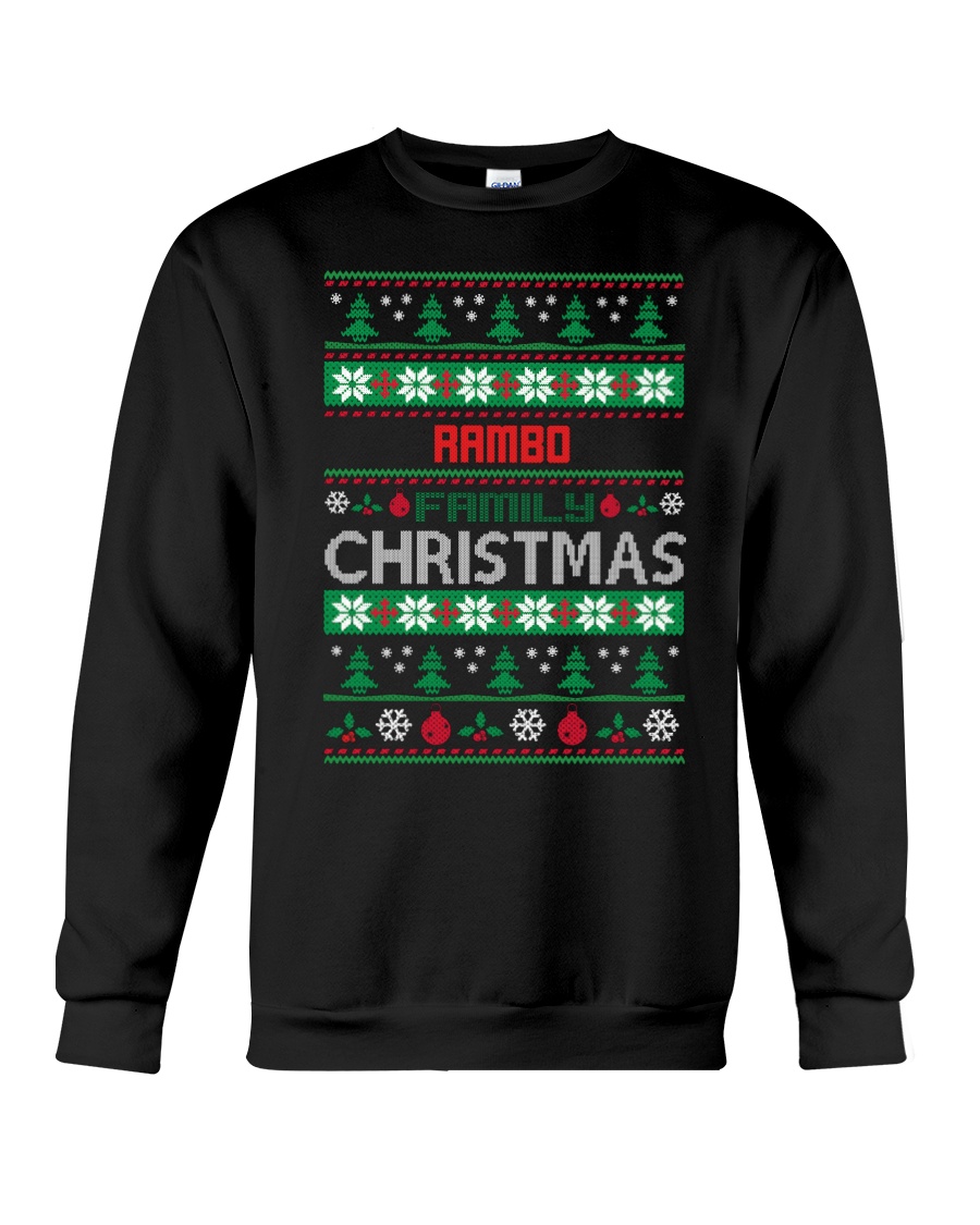 RAMBO FAMILY CHRISTMAS THING SHIRTS Crewneck Sweatshirt