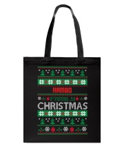 RAMBO FAMILY CHRISTMAS THING SHIRTS Tote Bag thumbnail