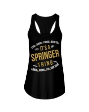 IT IS SPRINGER THING COOL SHIRTS Ladies Flowy Tank thumbnail