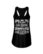 ON 8TH DAY ENVIRONMENTAL OFFICER JOB SHIRTS Ladies Flowy Tank thumbnail