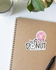 Be The Donut Sticker - Single (Horizontal) aos-sticker-single-horizontal-lifestyle-front-14