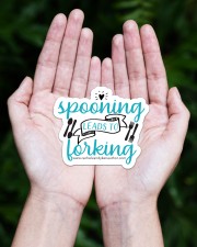 Spooning Leads To Forking Sticker - Single (Horizontal) aos-sticker-single-horizontal-lifestyle-front-20