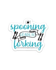 Spooning Leads To Forking Sticker - Single (Horizontal) front