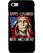 No Happy Columbus Day - Native American Day Phone Case tile