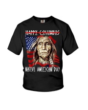 No Happy Columbus Day - Native American Day Youth T-Shirt tile