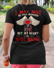 I May Not Be Full Blooded But My Heart is 100% Native Classic T-Shirt custom-t-shirts-classic-lifestyle-back-415
