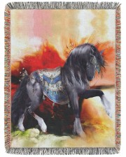 Native American Pattern Blanket - Horse 60x80 - Woven Blanket tile