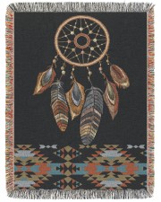 Native American Pattern Blanket - Dreamcatcher 60x80 - Woven Blanket tile