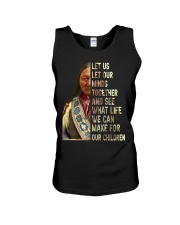 Let us let our minds together and see what life we can make for our children Unisex Tank tile