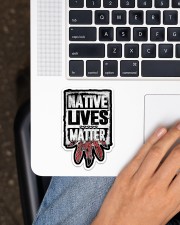 Native Lives Matte Sticker - Single (Vertical) aos-sticker-single-vertical-lifestyle-front-11