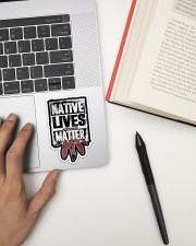 Native Lives Matte Sticker - Single (Vertical) aos-sticker-single-vertical-lifestyle-front-12