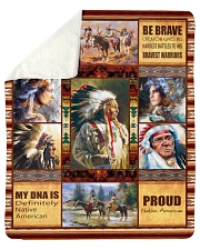 Native American Pattern Blanket - Proud Native American Sherpa Fleece Blanket tile