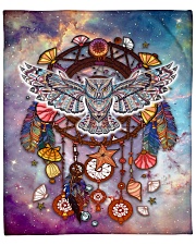Native American Pattern Blanket - Owl Fleece Blanket - 50" x 60" front