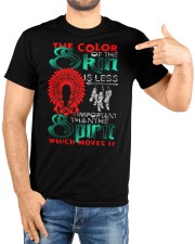 The Color Of The Skin Is Less Important Than The Spirit Which Moves It Classic T-Shirt custom-t-shirts-classic-lifestyle-front-222