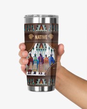 Woman Native - Native American Pattern 20oz Tumbler aos-20oz-tumbler-lifestyle-front-27