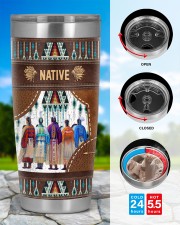 Woman Native - Native American Pattern 20oz Tumbler aos-20oz-tumbler-lifestyle-front-43