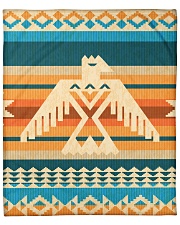 Native American Pattern Blanket - Eagle Fleece Blanket - 50" x 60" front