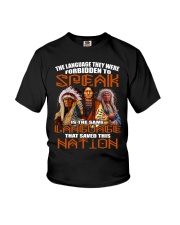 The Language They Were Forbidden To Speak Is The Same Language That Saved This Nation Youth T-Shirt tile