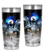 Wolf Tumbler - Native American Pattern 20oz Tumbler front