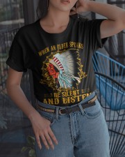 When An Elder Speaks Be Silent and Listen Classic T-Shirt apparel-classic-tshirt-lifestyle-10