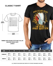 When An Elder Speaks Be Silent and Listen Classic T-Shirt custom-t-shirts-classic-lifestyle-front-198