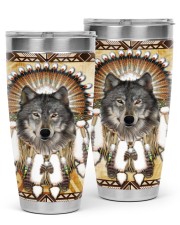 Native Wolf - Native American Pattern 30oz Tumbler tile