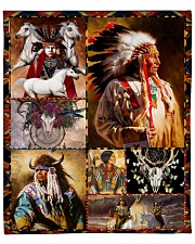 Native American Pattern Blanket Fleece Blanket - 50" x 60" front