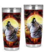 Wolf Tumbler - Native American Pattern 20oz Tumbler front