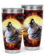 Wolf Tumbler - Native American Pattern 30oz Tumbler tile