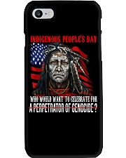 Indigenous People's Day Who Would Want To Celebrate For A Perpetrator Of Genocide Phone Case tile