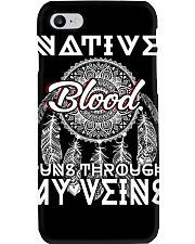 Native Blood Runs Through My Veins Phone Case tile
