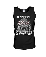 Native Blood Runs Through My Veins Unisex Tank tile