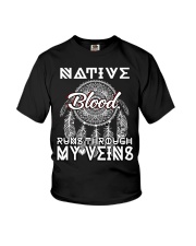 Native Blood Runs Through My Veins Youth T-Shirt tile